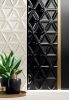 Arté Senza GEO Black STR 74,8x29,8 csempe fényes