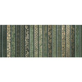 Arte Vinaros Green Fali Dekor 74,8x29,8 matt