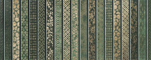  Arte Vinaros Green Fali Dekor 74,8x29,8 matt 
