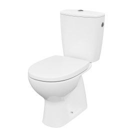   Cersanit ARTECO 684 CleanOn kompakt WC, 3/5 l öblítés,  Soft-Close Easy-Off ülőkével, aldó kifolyással K667-075