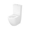 Cersanit REMO PRO Oval 931 kompakt WC szett, Tornado öblítéssel, slim duroplast WC-ülőkével