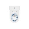 Cersanit REMO PRO Oval 931 kompakt WC szett, Tornado öblítéssel, slim duroplast WC-ülőkével