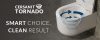 Cersanit REMO PRO Oval 931 kompakt WC szett, Tornado öblítéssel, slim duroplast WC-ülőkével