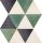 Domino Margot Green 25,8x32,8 matt+fényes mozaik 