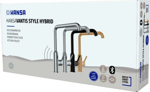 HANSAVANTIS Style Hybrid 5421220981 érintésmentes konyhai csaptelep, Bluetooth, szálcsiszolt bronz