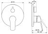 HANSA BASIC falsík alatti kád zuhany 80559003 