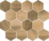 Paradyz Classica Ideal Uniwersalna Prasowana Wood Natural Mix 22x25,5 Mozaik