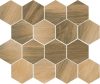 Paradyz Classica Ideal Uniwersalna Prasowana Wood Natural Mix 22x25,5 Mozaik