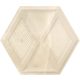 Paradyz Classica Illusion Beige Heksagon Struktura Połysk 19,8x17,1 Csempe