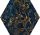 Paradyz My Way Urban Colours Blue Inserto Heksagon C 19,8x17,1 Decor