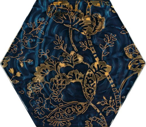 Paradyz My Way Urban Colours Blue Inserto Heksagon C 19,8x17,1 Decor