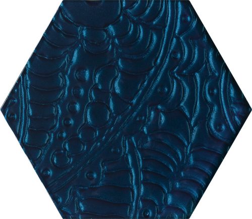 Paradyz My Way Urban Colours Blue Inserto Heksagon 19,8x17,1 Decor