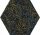 Paradyz My Way Urban Colours Blue Inserto Heksagon A 19,8x17,1 Decorr