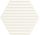 Paradyz My Way WOODSKIN Bianco Hexsagon STR B 19,8x17,1 Csempe