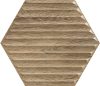 Paradyz My Way WOODSKIN Wood Heksagon STR B 19,8x17,1 Csempe