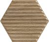 Paradyz My Way WOODSKIN Wood Heksagon STR B 19,8x17,1 Csempe
