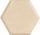 Paradyz Serene Beige Heksagon STR 19,8x17,1  csempe 