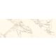 Paradyz Serene Bianco 25x75 matt csempe 