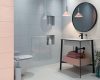 Paradyz Synergy Blue Struktura A 30x60 csempe