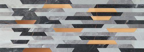 Tubadzin Brainstorm Grey 89,8x32,8  dekor