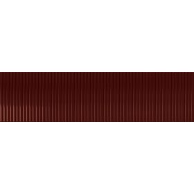 Tubadzin Groove Burgundy 1 STR 29,8x7,8x1cm fényes csempe