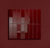 Tubadzin Groove Burgundy 1 STR 29,8x7,8x1cm fényes csempe
