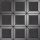 Tubadzin Lucid square black 29,8x29,8 Fali Mozaik