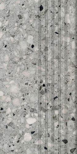 Tubadzin Macchia graphite Matt 59,8x29,8 Lépcsőlap