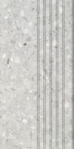 Tubadzin Macchia grey Matt 59,8x29,8 Lépcsőlap