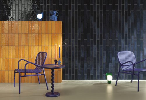 Tubadzin Masovia Blu Marino A  29,8x7,8x1cm STR fényes csempe 