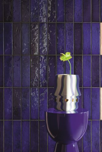 Tubadzin Masovia Cobalto A STR 29,8x7,8x1cm fényes csempe