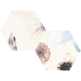 Tubadzin Mild Garden Hex 22,1x19,2 dekor