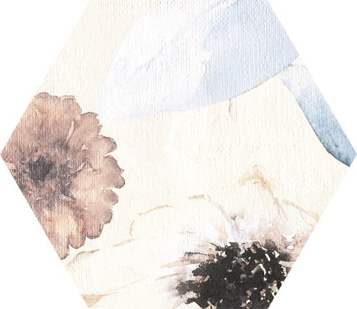 Tubadzin Mild Garden Hex 22,1x19,2 dekor