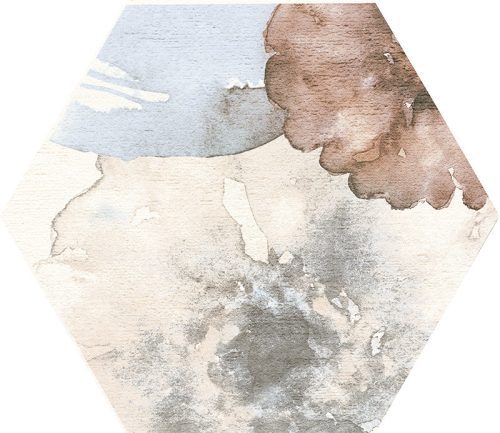 Tubadzin Mild Garden Hex 22,1x19,2 dekor