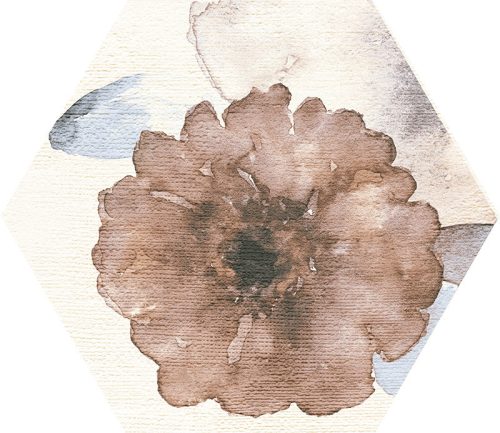 Tubadzin Mild Garden Hex 22,1x19,2 dekor