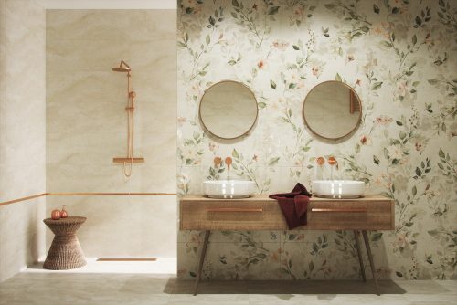 Tubadzin Pravia Flower 89,8x132cm 4 elemes dekor 