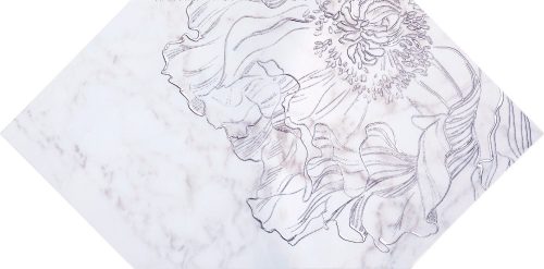 Tubadzin Rochelle fleur form 22,5x14,8 Fali Dekoráció