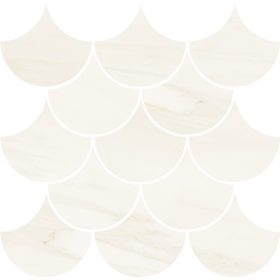 Tubadzin Sheen white 29x19,3 Fali Mozaik