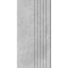 Tubadzin Torano grey Matt 59,8x29,6 Lépcsőlap