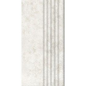Tubadzin Torano white Matt 59,8x29,6x0,8 Lépcsőlap