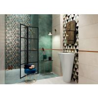 Domino Margot Green Geo Fürdőszoba csempék