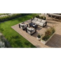 Tubadzin Patio Wood Korater 59,8x59,8x1,8cm padlólap 